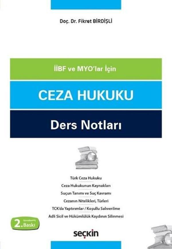 Ceza Hukuku Ders Notları - Seçkin Yayıncılık - Image 1