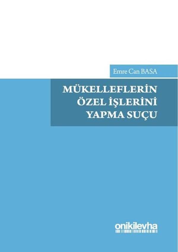 Mükelleflerin Özel İşlerini Yapma Suçu - On İki Levha Yayıncılık - Image 1