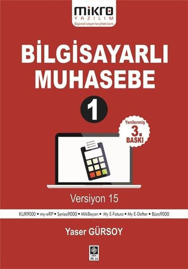 Bilgisayarlı Muhasebe 1 - Ekin Basım Yayın - Image 1