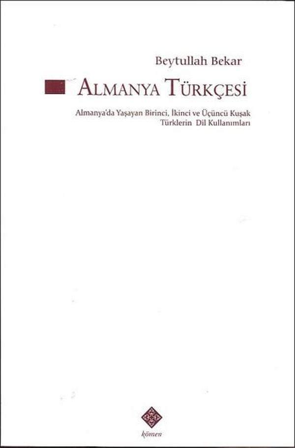 Almanya Türkçesi - Kömen Yayınları - Image 1