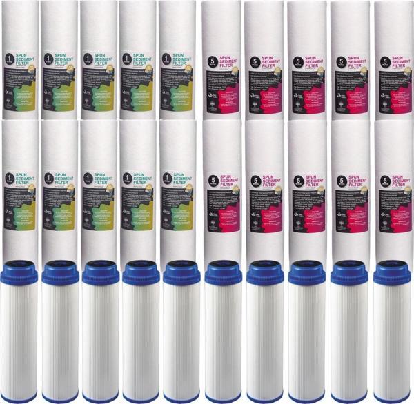 Açık Kasa Su Arıtma Cihazı Filtresi Ekonomik Paket 10 Takım - Image 1