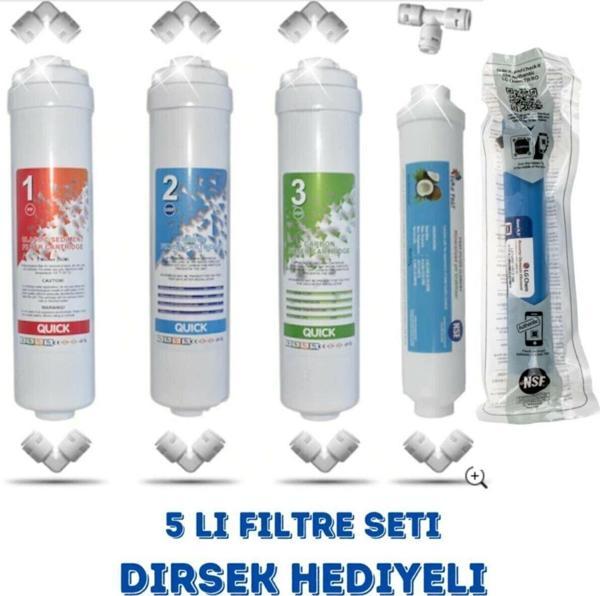 Kapalı Kasa Su Arıtma Cihazı Filtresi 5li Filtre Seti Membranlı - Image 1