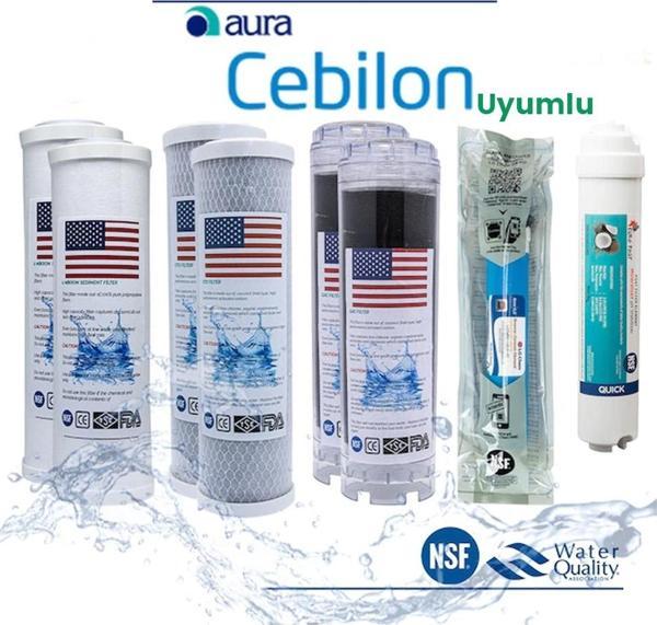 Ihlas Aura Cebilion Uyumlu Su Arıtma 2 Yıllık Filtre Seti Lg Membranlı  - Image 1