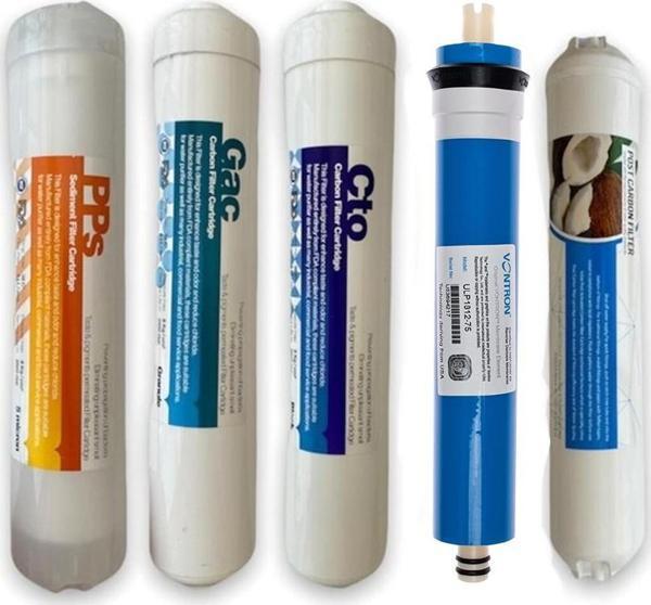Inline Sistem Tüm Arıtma Cihazları Ile Uyumlu 5'li Filtre Seti NSF & FDA Onaylı - Image 1