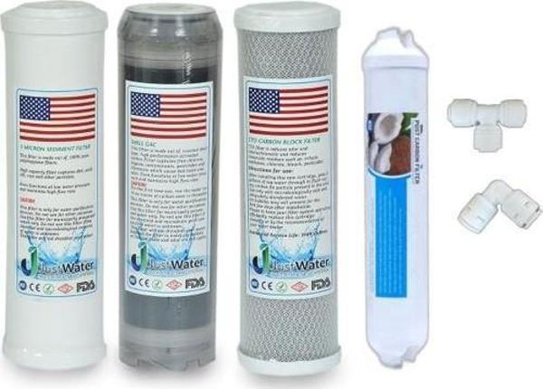 Justwater Aura Cebillion Uyumlu Açık Kasa Cihaz 4'lü Filtre Bakım Seti - Image 1