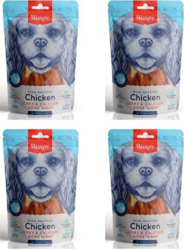 Kalsiyumlu Gerçek Tavuk Köpek Ödülü 100 gr X 4 Adet - Image 1
