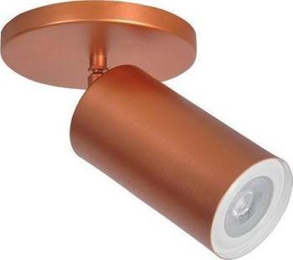 Rsylight Metal Mafsallı Mat Bakır Spot Armatür Aplik Günışı Led Ampullü - Image 1