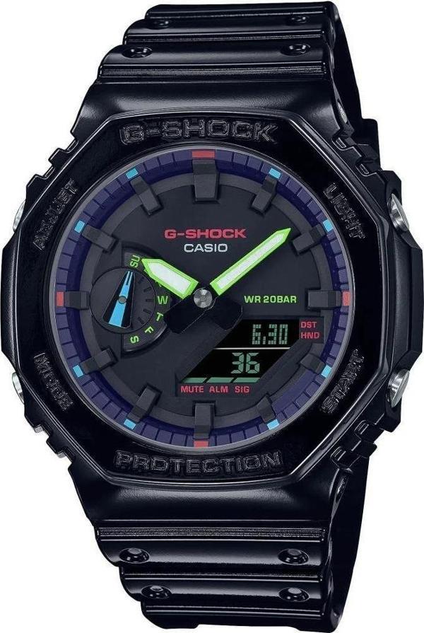 Casio GA-2100RGB-1ADR-D Kol Saati - Image 1