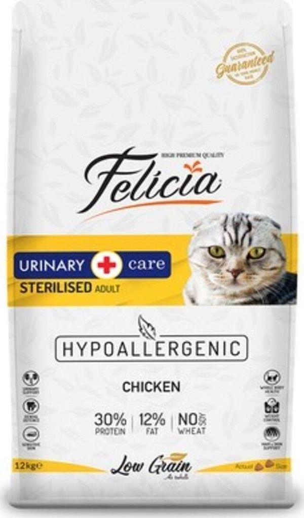 Az Tahıllı 12 Kg Sterilised Tavuklu Hypoallergenic Kedi Maması - Image 1