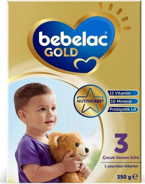 Bebelac Gold 3 Çocuk Devam Sütü 350 Gr 1 Yaşından İtibaren - Image 1