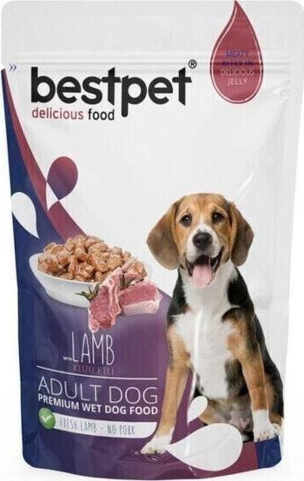 Bestpet Adult Kuzulu Yetişkin Köpek Konservesi 100 Gr - Image 1