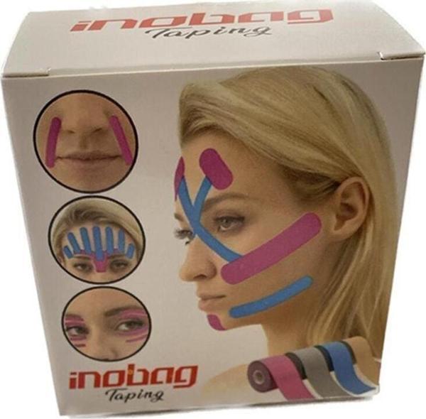 İnobag Yüz Kaldırma Ve Kırışıklıklar Için Kinezyo Ten Rengi Bant - Image 1