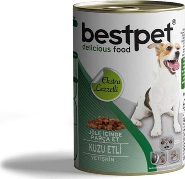 Bestpet Kuzu Etli Jöle Konserve Köpek Maması 415 G - Image 1
