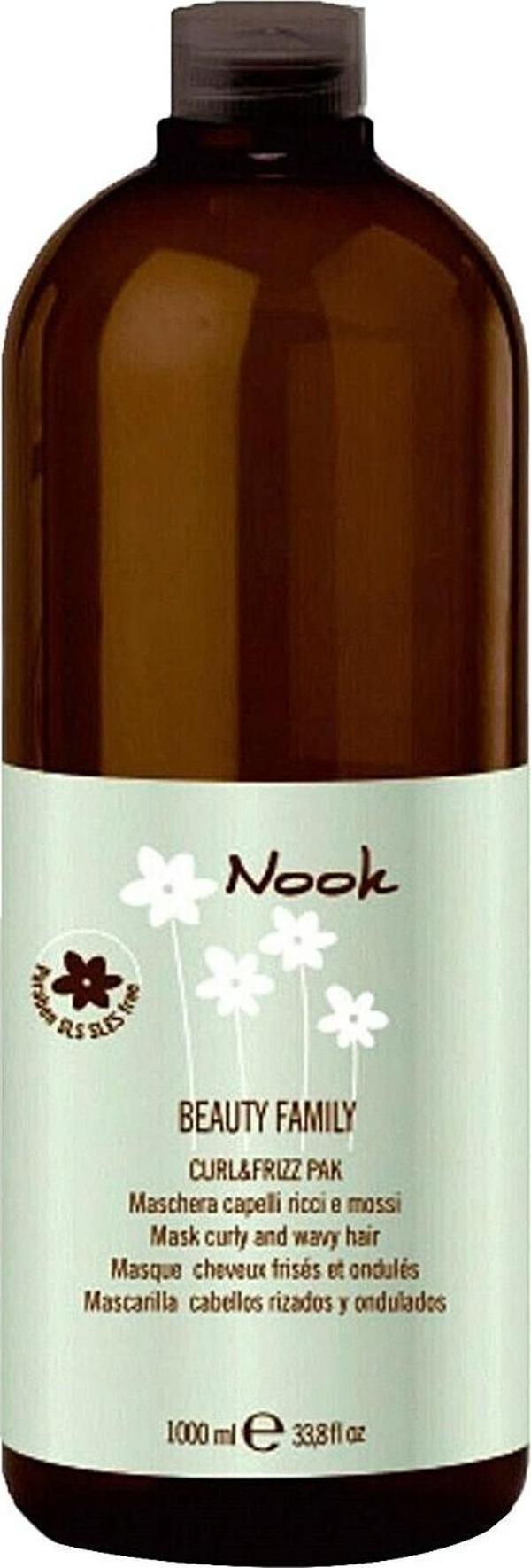 Nook Beauty Family Curl&Frizz Kıvırcık ve Dalgalı Saçlar İçin Maske 1000 ml  - Image 1