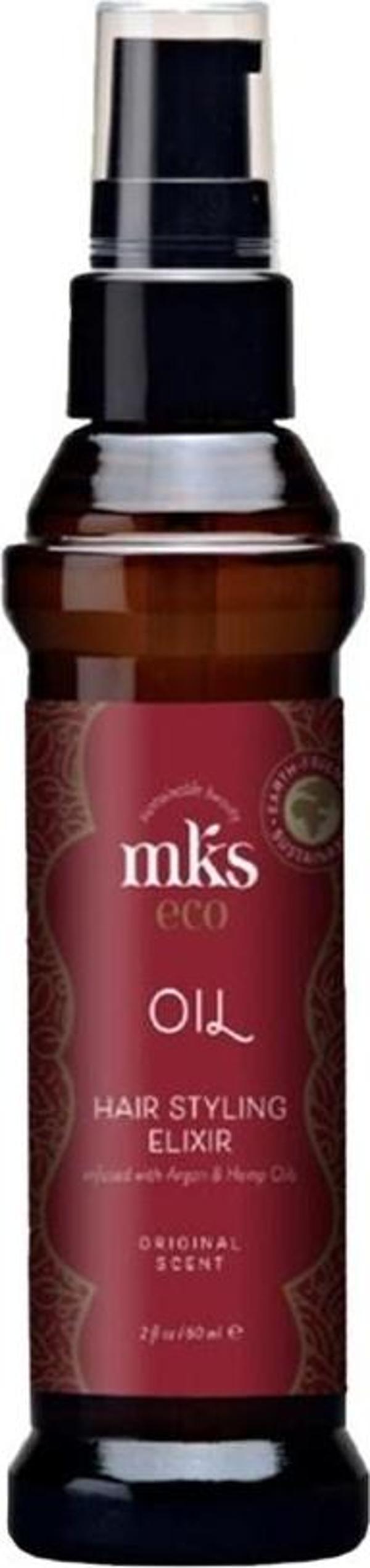 MKS Eco Oil Hair Styling Elixir Original Pürüzsüzleştirici Bakım Yağı 60 ml  - Image 1