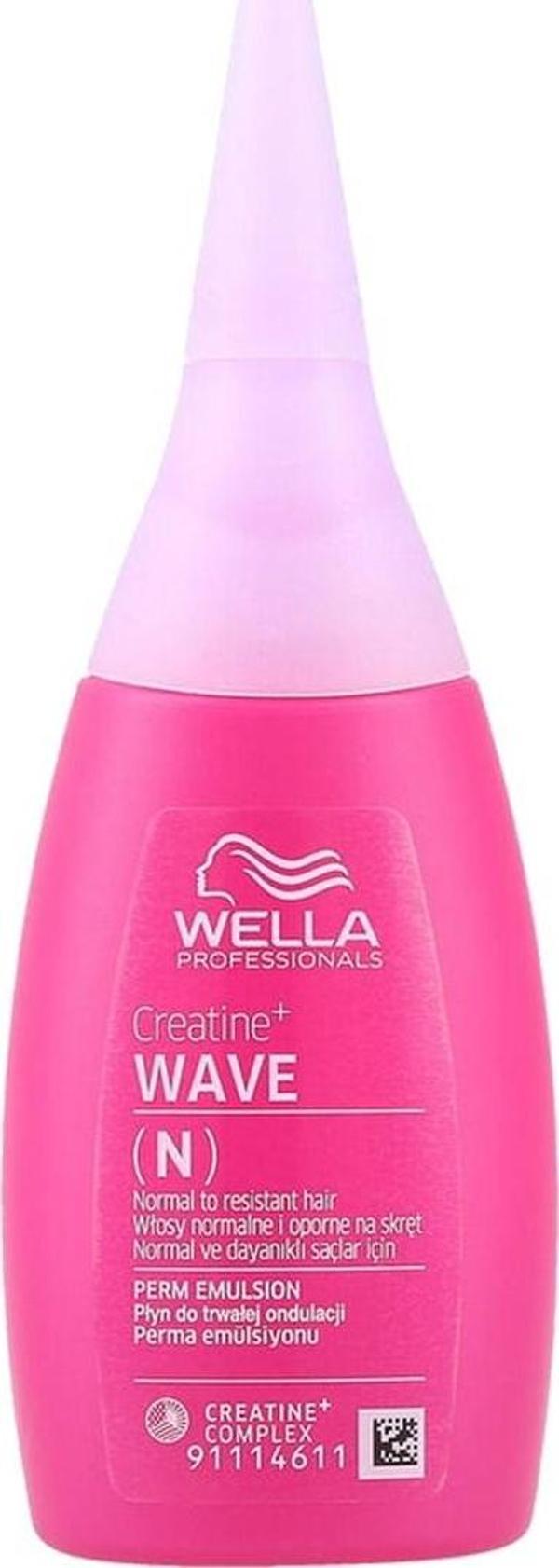 Wella Creatine + Wave (N) Perm Emulsion Normal ve Dayanıklı Saçlar İçin 75 ml - Image 1