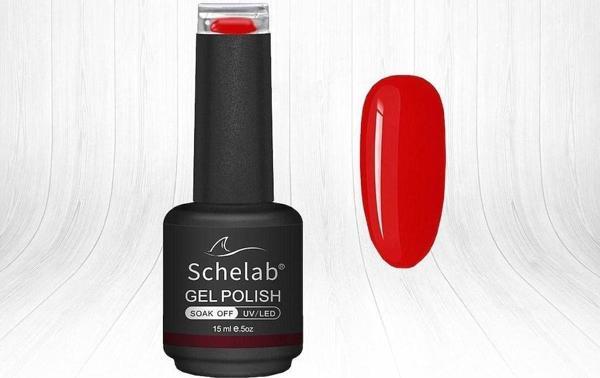 Schelab 3 Adımda Kalıcı Jel Oje Classic Red 03 15 ml  - Image 1