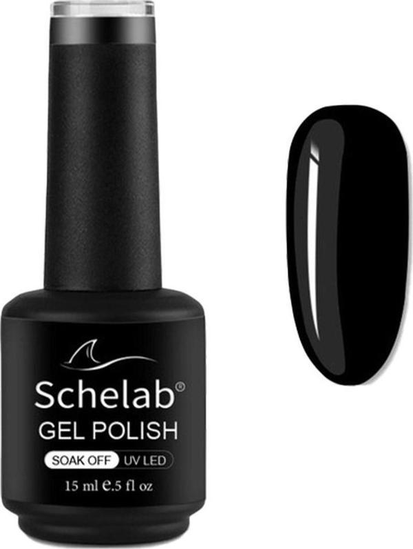 Schelab 3 Adımda Kalıcı Jel Oje 001 Siyah 15 ml  - Image 1
