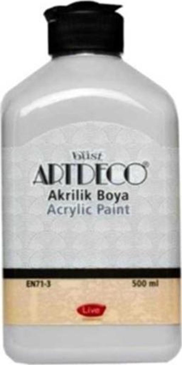 Artdeco Akrilik Boya 500Ml Gri - 2 adet - Image 1