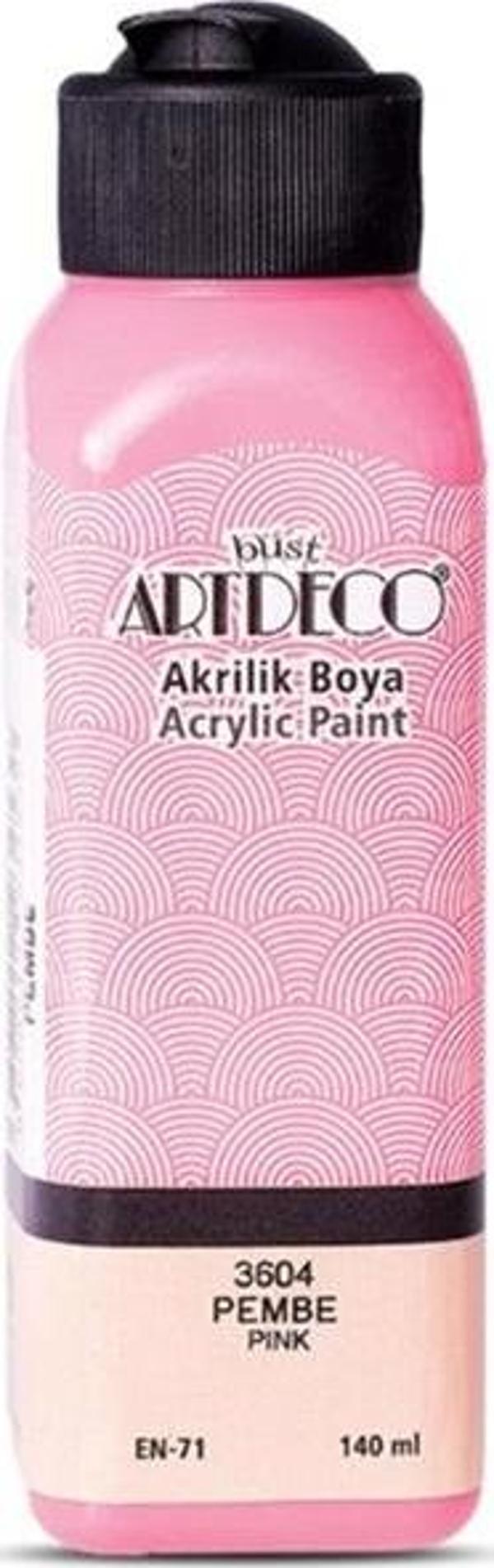 Artdeco Akrilik Boya 140 ml Pembe - 4 adet - Image 1