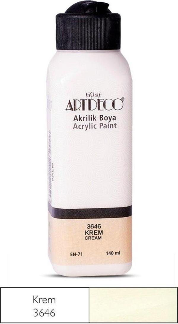 Artdeco Akrilik Boya 140 ml Krem - 4 adet - Image 1