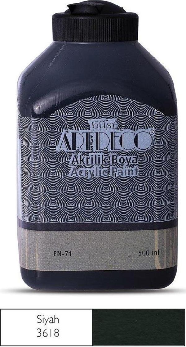 Artdeco Akrilik Boya 500Ml Siyah - 2 adet - Image 1