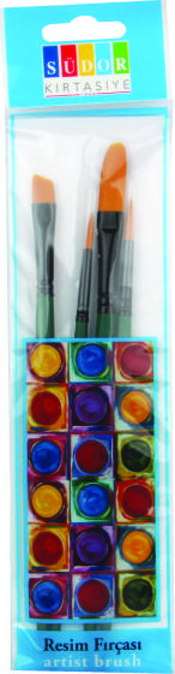 Südor Set 5 Hobi Fırçası 4 Lü Kızıl Kaliteli - Image 1