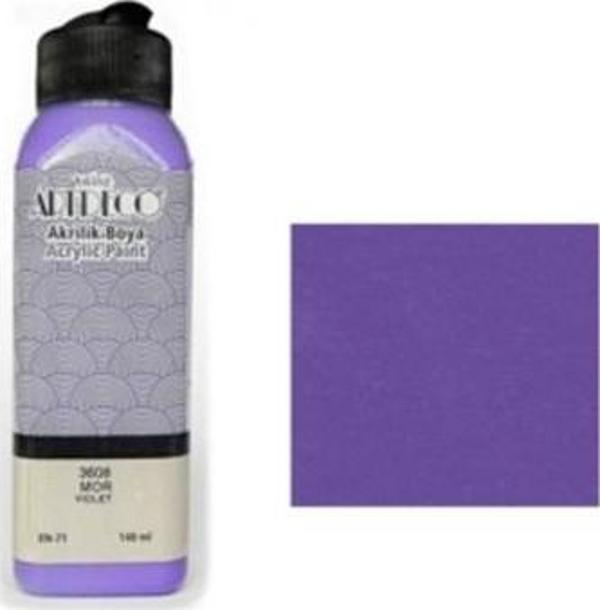 Artdeco Akrilik Boya 140 ml Mor - 4 adet - Image 1