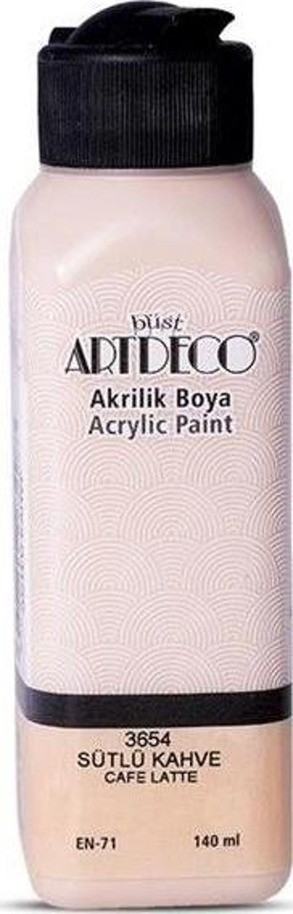 Artdeco Akrilik Boya 140 ml Sütlü Kahve - 4 adet - Image 1