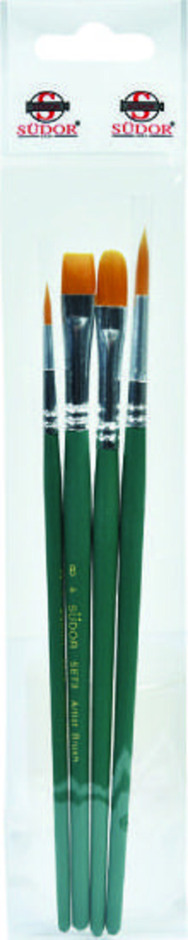 Südor Set 3 Hobi Fırçası 4 Lü Kızıl Kaliteli - Image 1