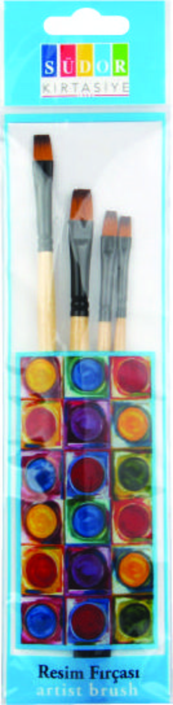Südor Set 12 Hobi Fırçası 4 Lü Kaliteli - Image 1