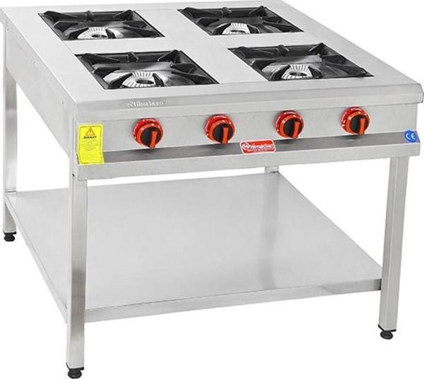 Himaksan  90 X 90 Cm Tüplü Taban Raflı 4 Gözlü Ocak - Image 1
