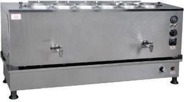 Anka Inoks Pro Kompakt Full Otomatik Çay Makinası Paslanmaz 6 Demlikli 56 Litre Elektrikli Doğalgazlı - Image 1