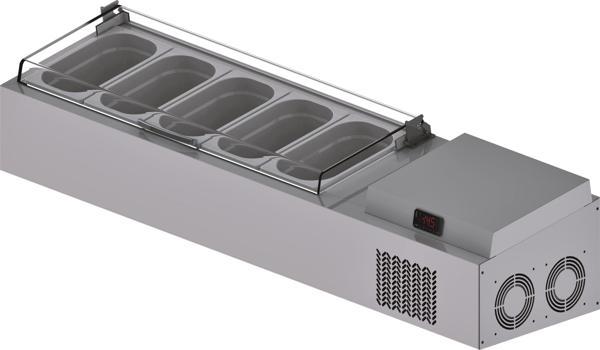 Iceinox Set Üstü Saladbar Pleksi Kapak GN 1/4-150: 5 Adet  - Image 1