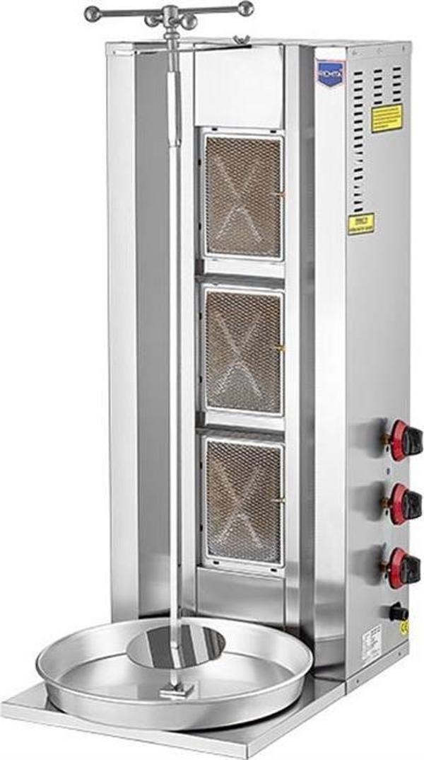 Remta 3 Radyanlı Doğalgazlı (CE) Döner Ocağı - Image 1