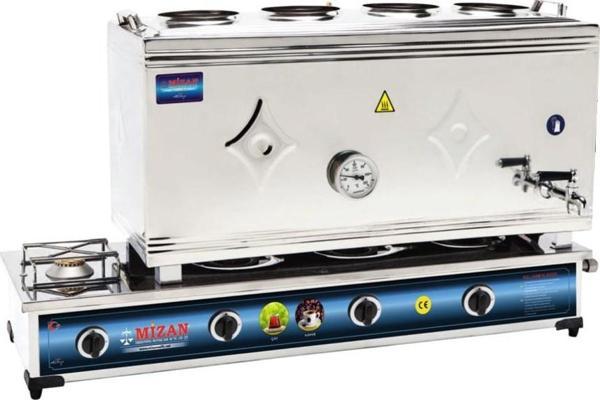 Mizan 80 Lik Doğalgazlı 60 Litre 4 Demlikli Çay Kazanı - Image 1