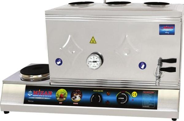 Mizan 60 Lık Elektrikli 40 Litre 3 Demlikli Çay Kazanı - Image 1