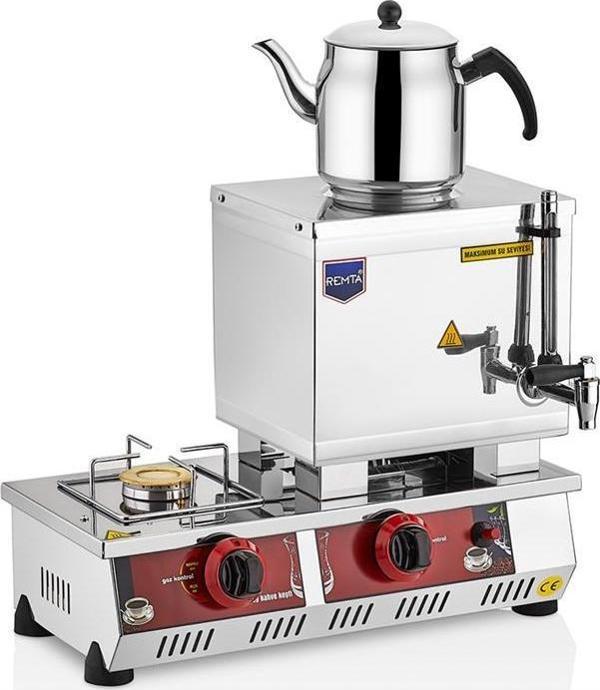 Remta 15 Model Tek Demlikli Doğalgazlı (CE) Çay Ocağı 14 lt - Image 1