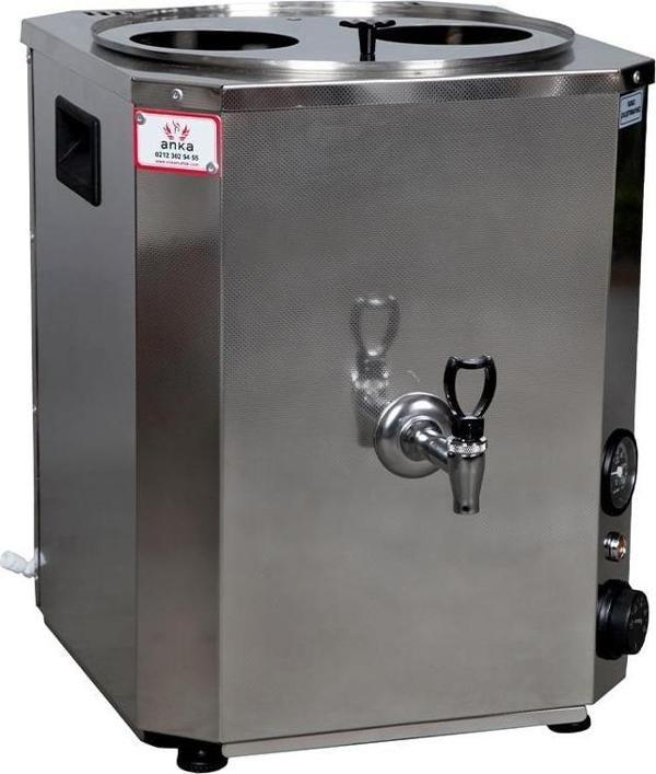 Anka Yeni Nesil Çay Makinesi 2 Demlikli 25 Litre Inox - Image 1