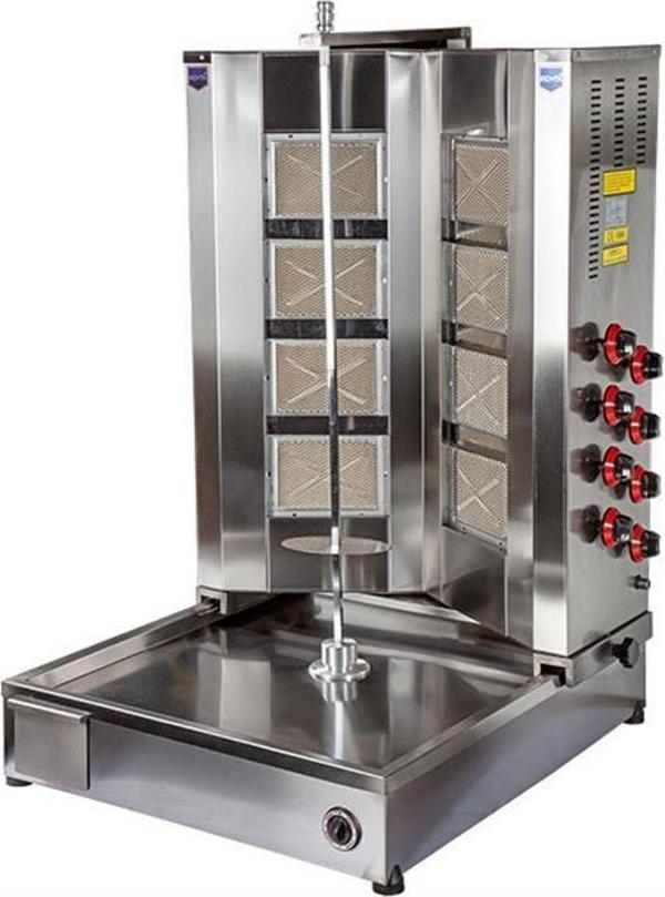Remta 8 Radyanlı Alttan Motorlu V Model Tüplü CE Belgeli Döner Ocağı - Image 1