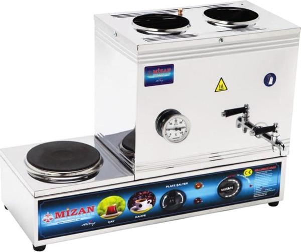 Mizan 40 Lık Elektrikli 30 Litre 2 Demlikli Çay Kazanı - Image 1