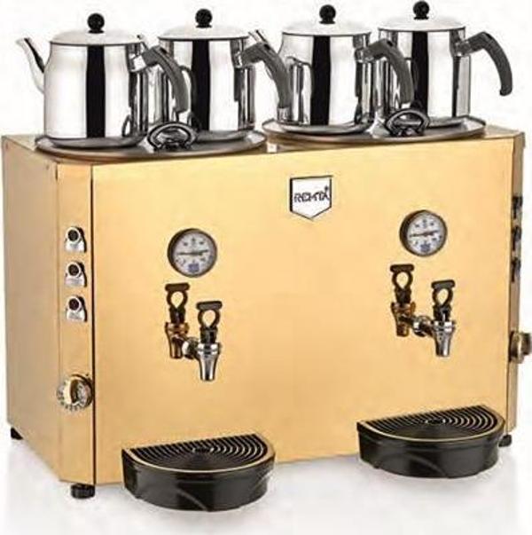 Remta Master Elektrikli 46 Litre Dört Demlikli Çay Kazanı Makinesi - Image 1