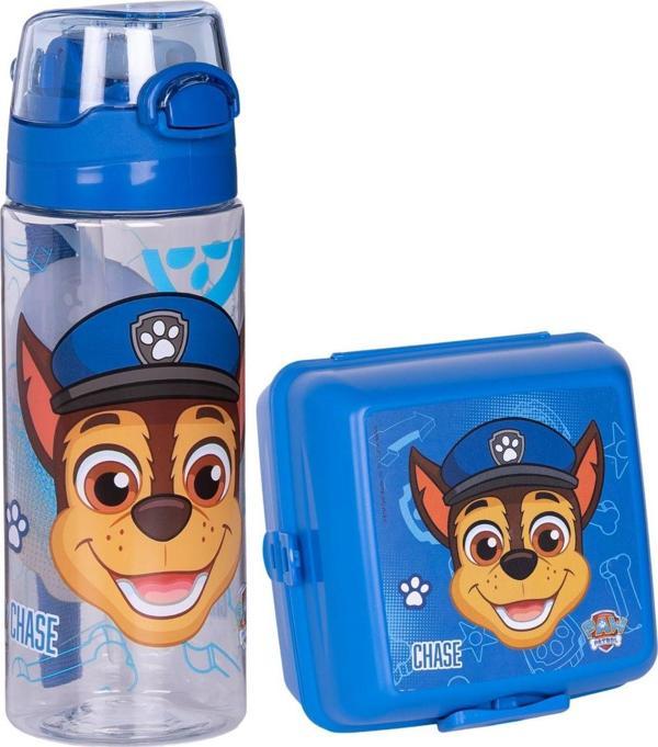 Paw Patrol 500 ml Matara-suluk ve Beslenme Kutusu - Image 1