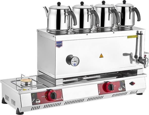 Remta 85 Model 4 Demlikli Doğalgazlı (CE) + Elektrikli Çay Ocağı 43 lt - Image 1