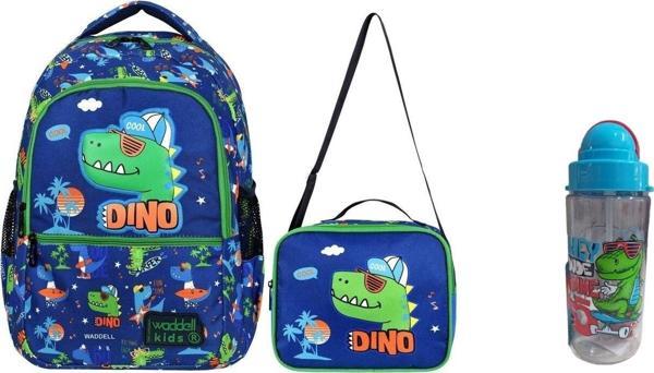 WADDELL Dino İlkokul Çanta Seti (3 parça) - Image 1