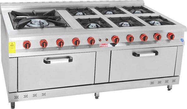 Himaksan  200x100 Cm 7+2 Tüplü 7 Li Fırınlı Ocak-Kuzine - Image 1