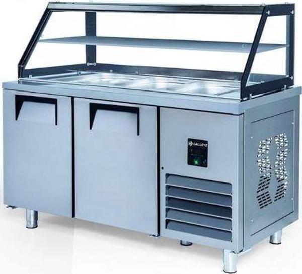 Iceinox Servis Buzdolabı 330 Lt 2 Kapılı Camlı - Image 1