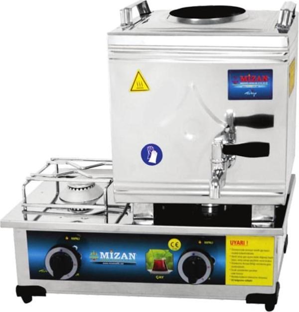Mizan 15 Lik Tüplü 10 Litre 1 Demlikli Çay Kazanı - Image 1