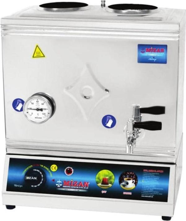Mizan 40 Lık Elektrikli 30 Litre 2 Demlikli Çay Kazanı - Image 1