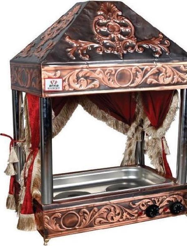 Anka Davlumbazlı Setüstü Kumda Kahve Makinası 66x34x60 cm - Image 1